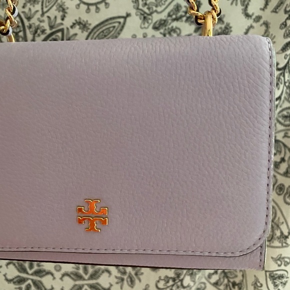 Tory Burch Robinson Leather Chain Crossbody - Picture 2 of 7